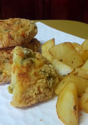 Una foto de Croquetas de arroz al horno