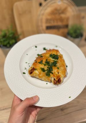 Une photo de Triangles fourrés au Lardons et à la Mimolette