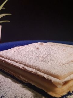 Una foto de Pastel de manzana y hojaldre