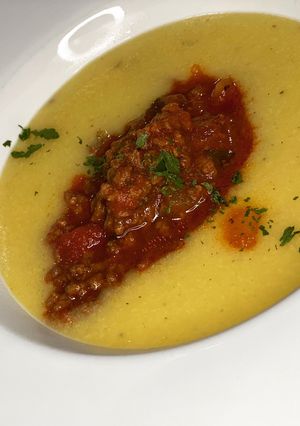 Foto de Angu com carne moída