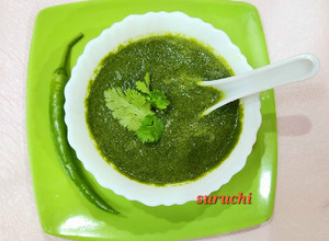 A picture of Coriander Leaves Chutney.