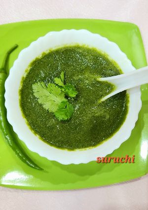 A picture of Coriander Leaves Chutney.