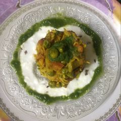 Instant veg cooker biryani A picture of Instant veg cooker biryani.
