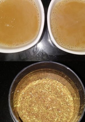A picture of Masala tea (Tea using homemade tea masala).