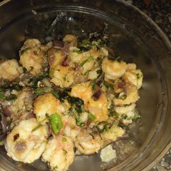 A picture of Garlic butter prawns #4weekschallenge.