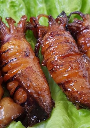 Foto resep Cumi bakar tevlon
