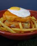 Francesinha de bacalhau com queijo da ilha Graciosa