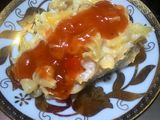 Macaroni schotel ayam jamur