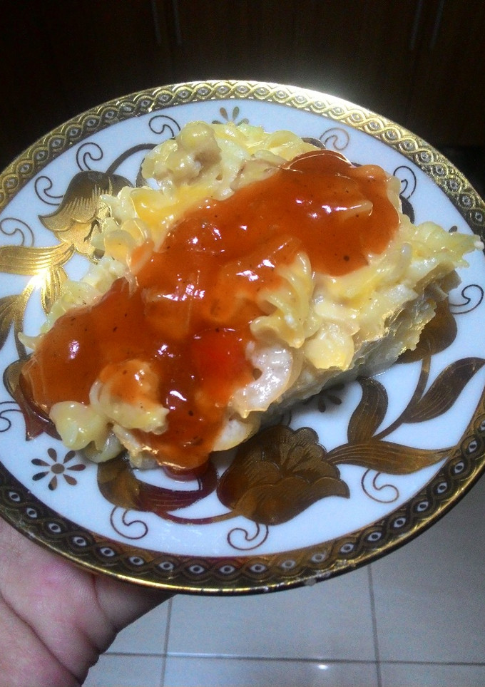 Foto resep Macaroni schotel ayam jamur