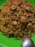 Mie indomie goreng nyemek