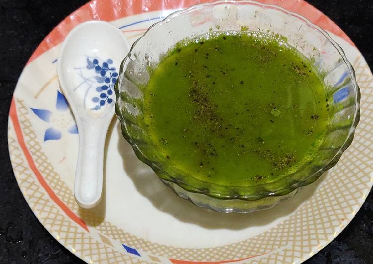 Recipe of Speedy Spinach soup