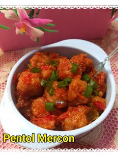 Foto resep Pentol Mercon