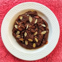 A picture of Sattu ka halwa.