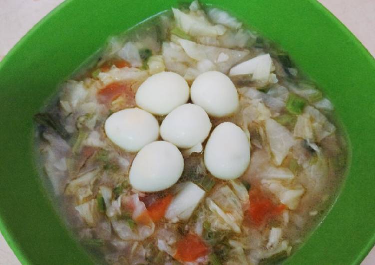 Resep 1. Capcay Kuah Telur Puyuh Lezat