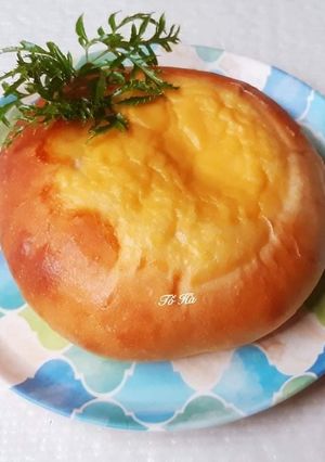 Hình của món Bánh mì kem sữa trứng.