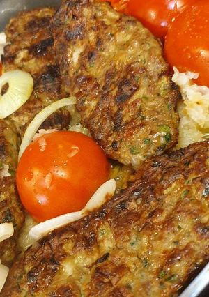 عکسی از دستور کباب مخلوط گوشت و مرغ