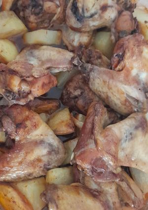 Foto de Asas de Frango no forno