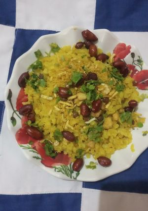 A picture of Peanut poha.
