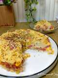 Carbonara Cheese Bread Pie