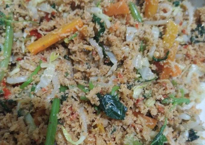 Anti Ribet, Membuat Urap Sayur Bumbu Kukus Untuk Pemula