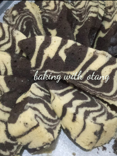 Foto resep Steamed Zebra Cake