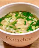 🌱 Canh Cải Thảo Lá Hẹ (Vegan)