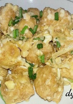 Foto resep Egg Salted Crispy Tofu