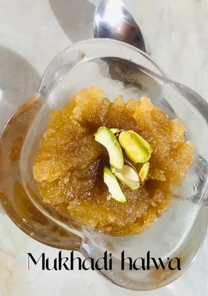 A picture of Mukhadi Halwa.