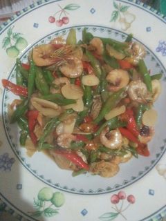 Foto resep Tumis buncis udang