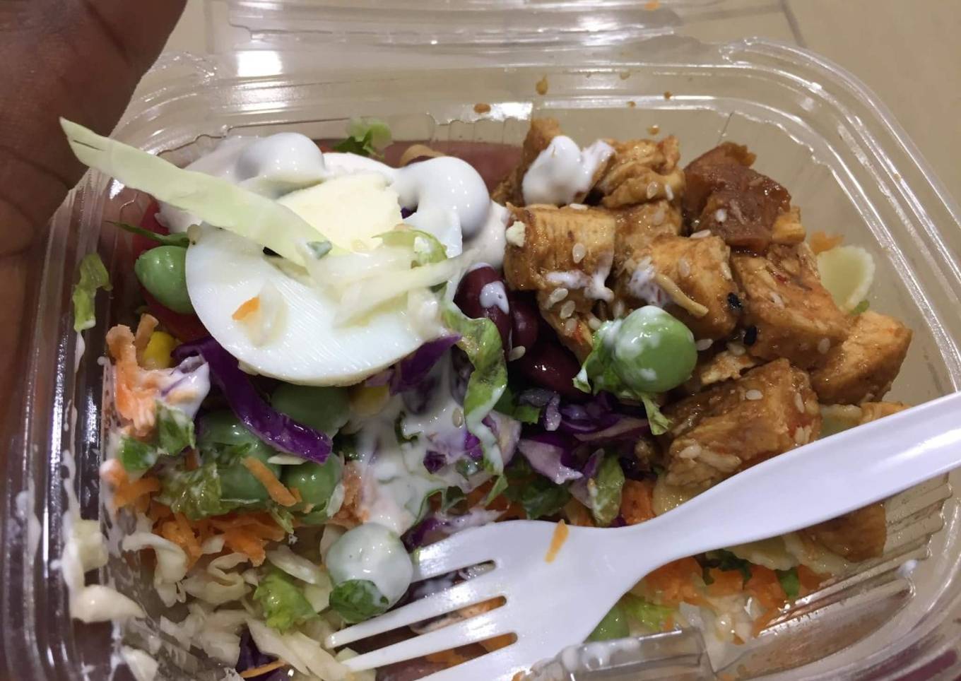 Salad with chicken