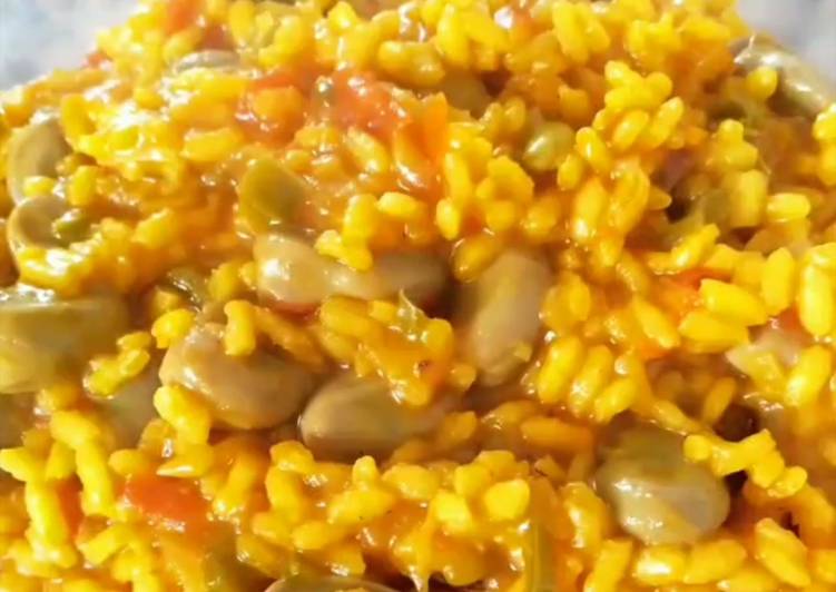 Habas con arroz