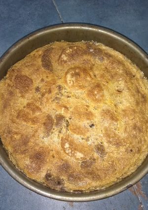 Una foto de Budín de galletitas.