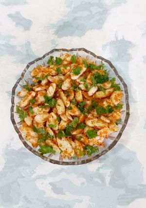 A picture of Water chestnut Salad 🥗.