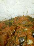 Efirin(scent leaf) sauce