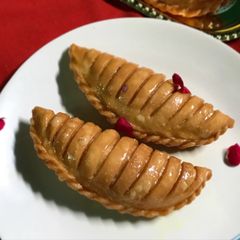 A picture of Layered gujiya.