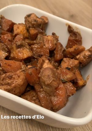 Une photo de Poulet colombo
