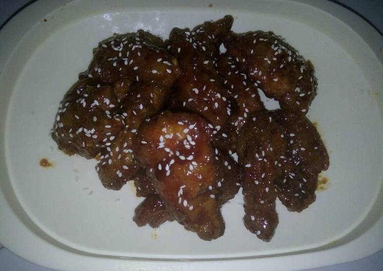 Cara mudah memasak Sayap Ayam Pedas Manis yang Menggugah Selera