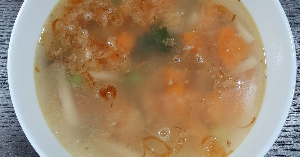 Sup Ayam Jamur Shimeji