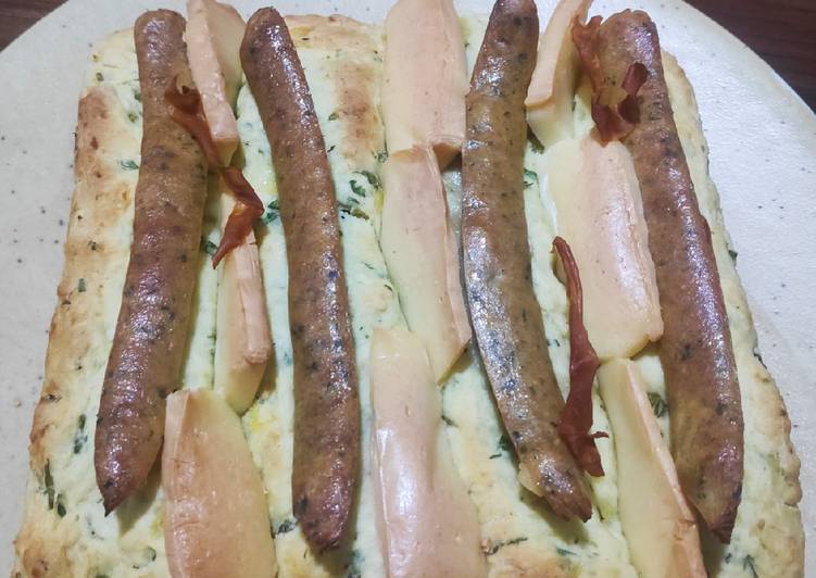 Roti asin gurih kentang keju