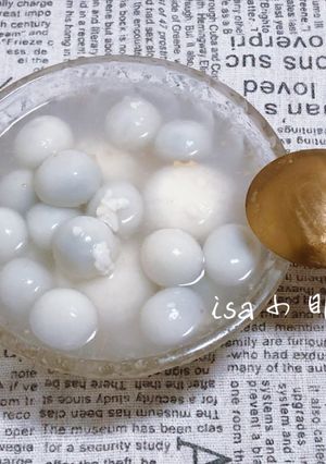 甜酒釀湯圓 的食譜成品照片