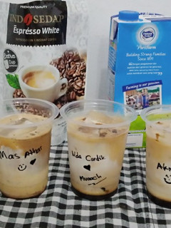 Foto resep Kopi espresso susu gula aren ala kedai kopi kenangan