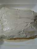 Budín helado con crema