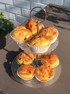 Foto di Muffin di Ricotta con Prosciutto e Zucchine