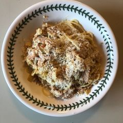 A picture of Spaghetti Carbonara.