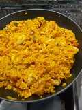 Chicken strips and rice
