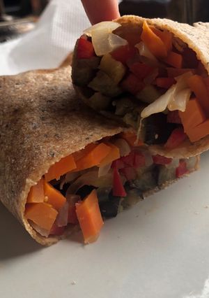Una foto de Wrap Integral veggie