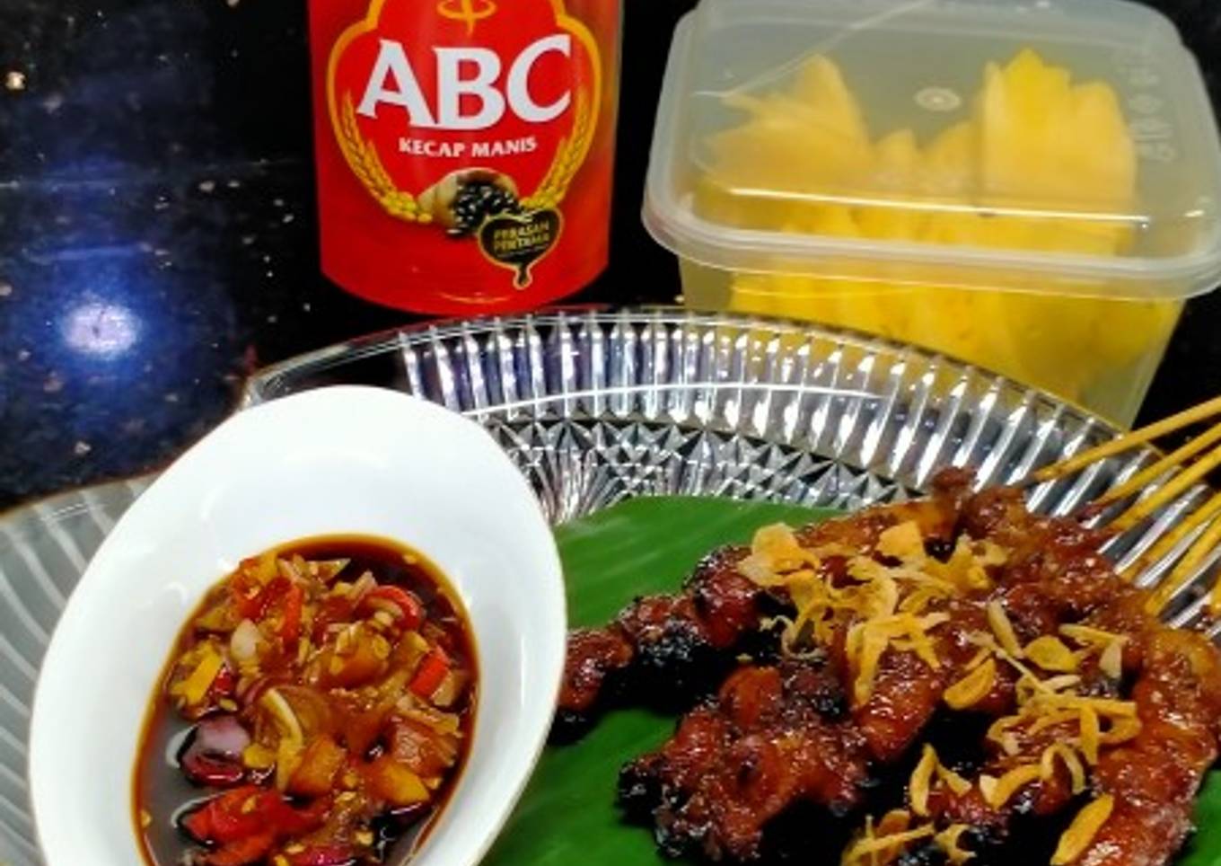 Sate ayam kompor/grill