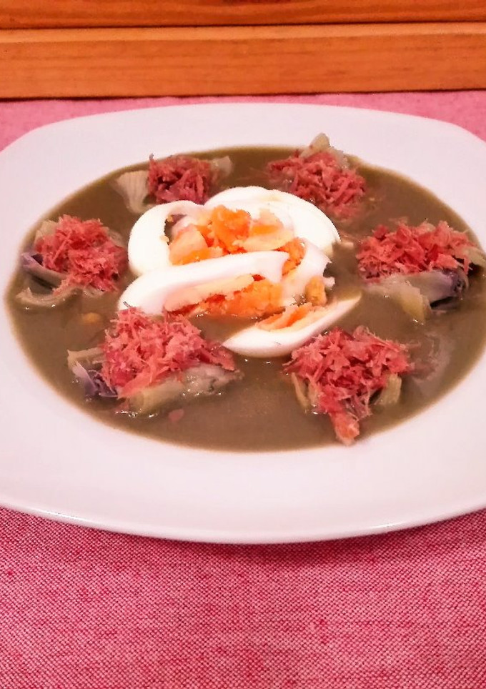 Una foto de Crema de alcachofas