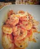Camarones al ajillo