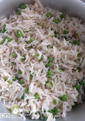 A picture of Peas pulao.